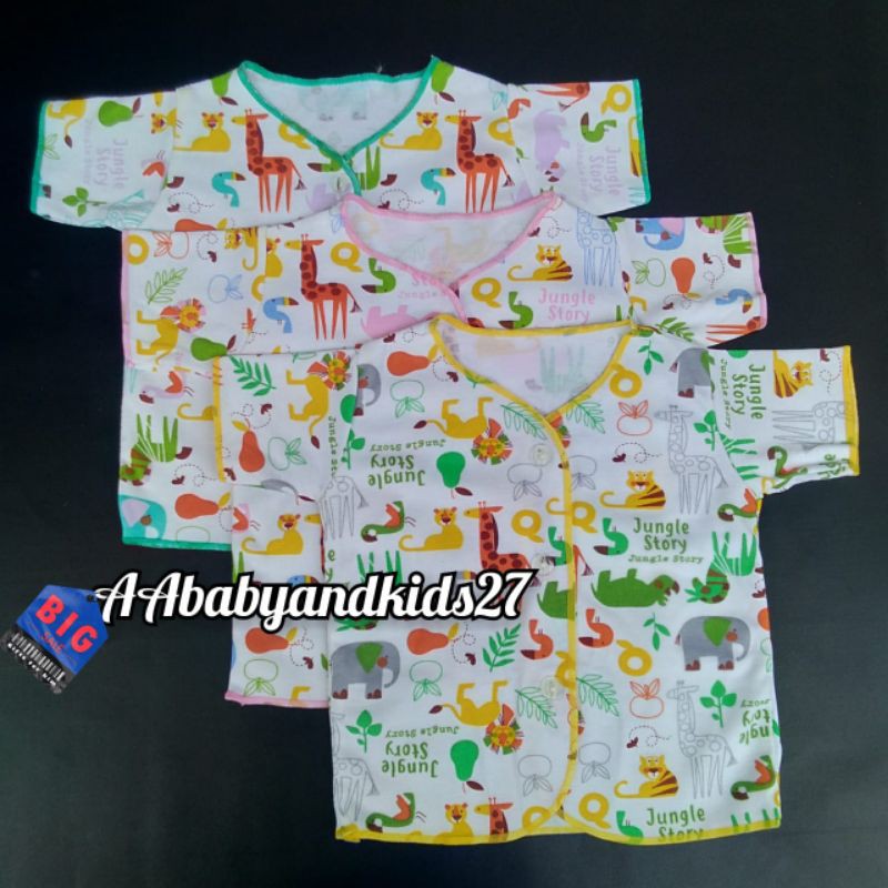 Rotary 3PC Baju Bayi Lengan Pendek Newborn Lembut dan SNI