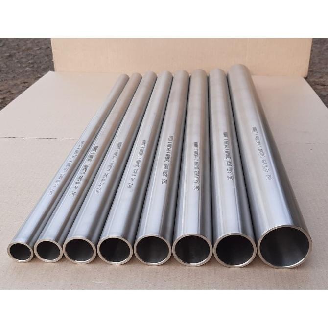 Pipa Titanium / Tabung Titan OD 38mm Grade 2 ASTM B338 New