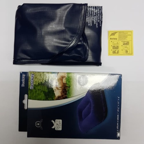 Bantal Angin Kotak / Tiup / Tidur / Perjalanan / Bestway / Air Pillow
