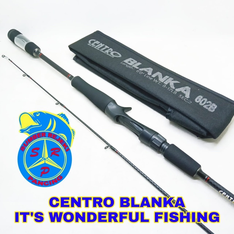 Joran centro blanka 602B 180cm baitcasting