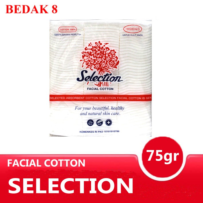 Kapas Selection 75 gr/ Kapas Wajah Selection/ Facial Cotton Selection