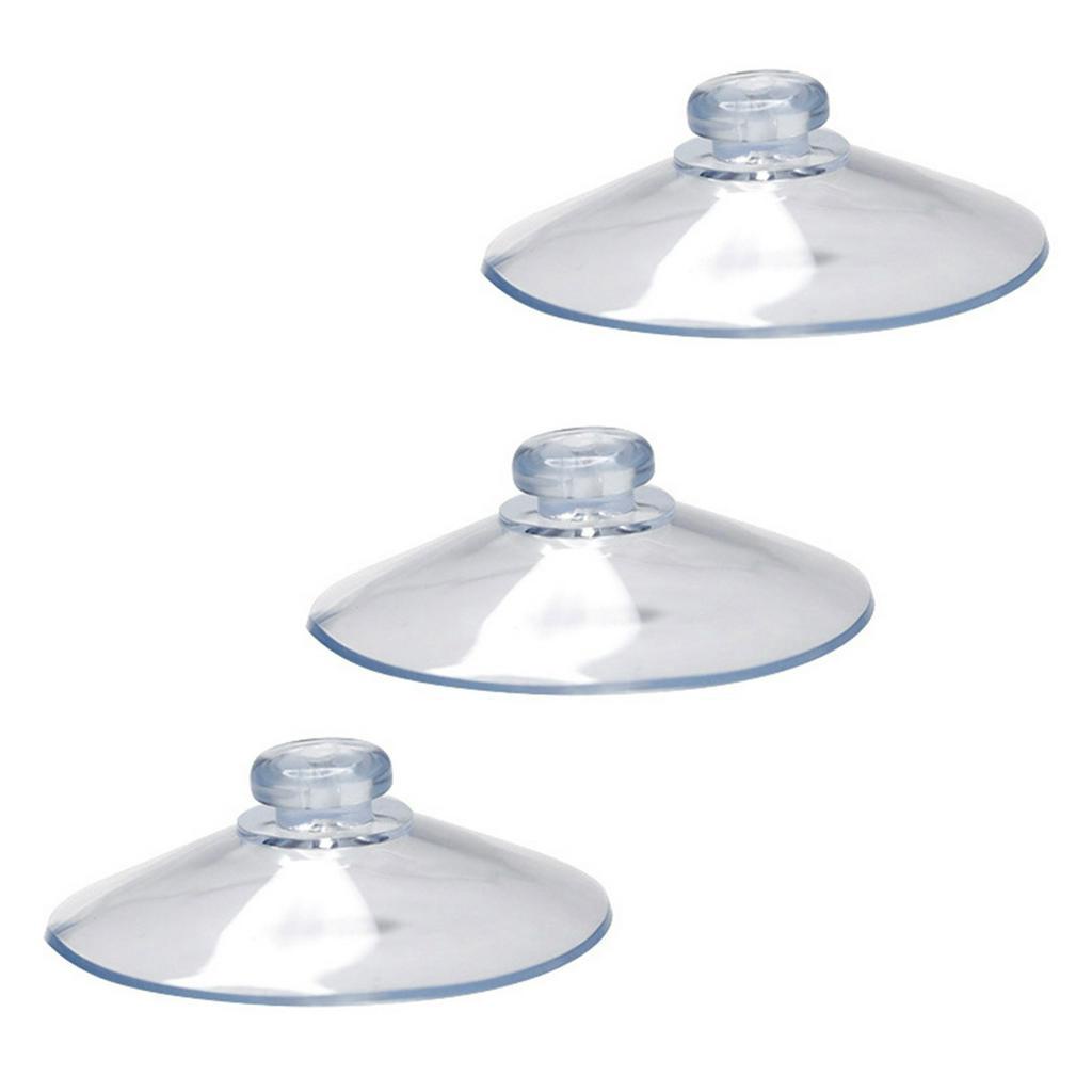 Alat Tempel Dinding Mushroom Head Suction Cup Hook 40 mm 10 PCS - G311 - Transparent