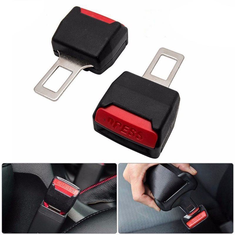 CRE  3 Color 1Pc Car Seat Belt Clip Extender Safety Seatbelt Lock Buckle Plug Thick Insert Socket