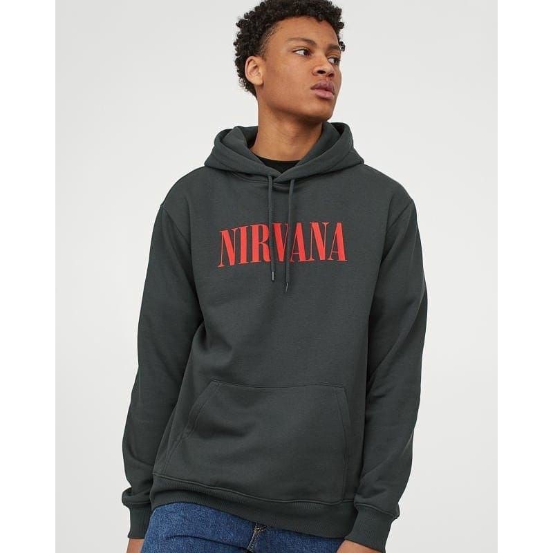 Hoodie H&M NIRVANA GREY