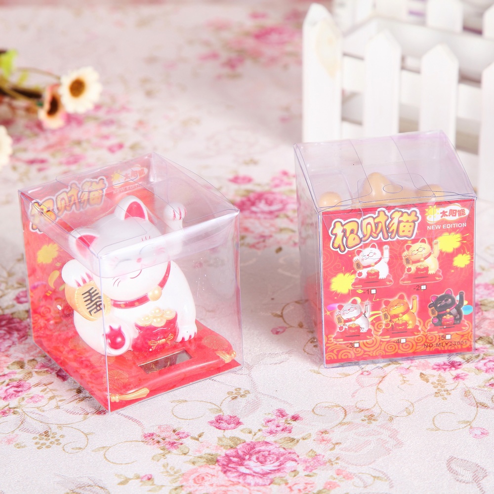 【Sel Surya】Lucky Cat/Kucing Maneki Solar/Kucing Hoki Pajangan/Lucky Cat Solar/Kucing Maneki Neko Solar