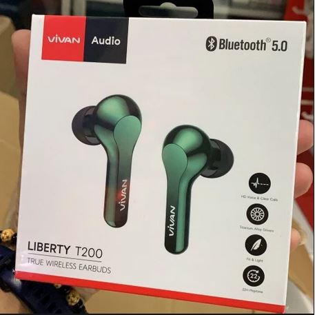 VIVAN Wireless Bluetooth Headset Earphone TWS Liberty T200