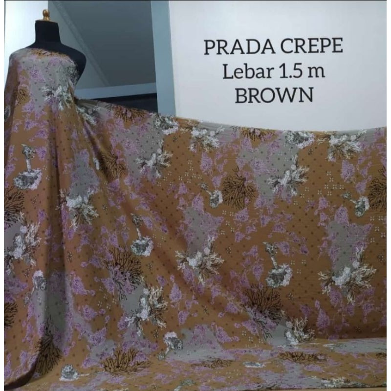 Bahan kain PRADA CREPE Kualitas Premium
