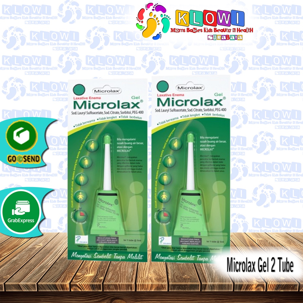 Microlax Gel 2 Tube / Cepat Mengatasi Sembelit / Sulit Bab