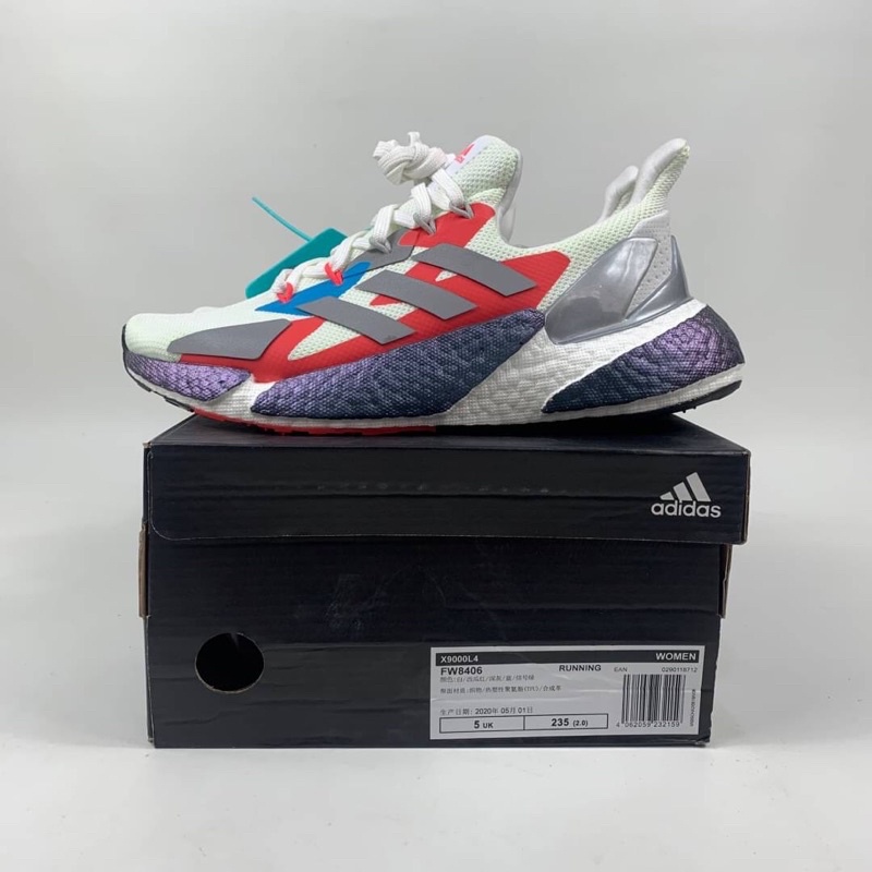 Adidas X9000L4 boost white pink