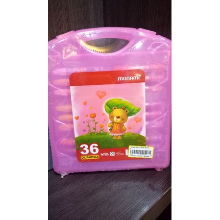 Monami Bear Oil Pastel 36C - Pink