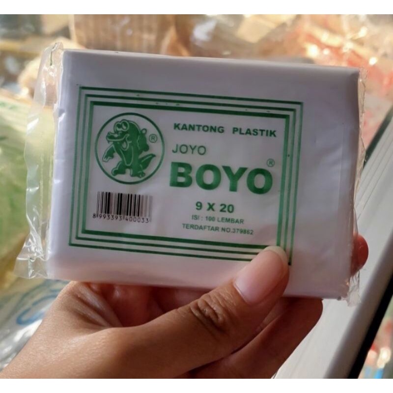 plastik es batu merk joyo boyo ukuran 9x20