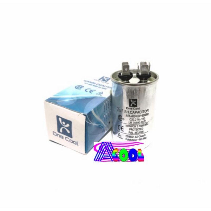 Kapasitor AC 25 uf/Capacitor AC 25 Mikro/Kapacitor 25 Micro