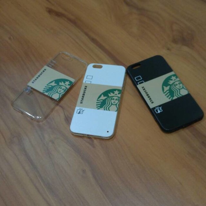 Casing Starbucks custom case fuze white iphone 6 / 6s