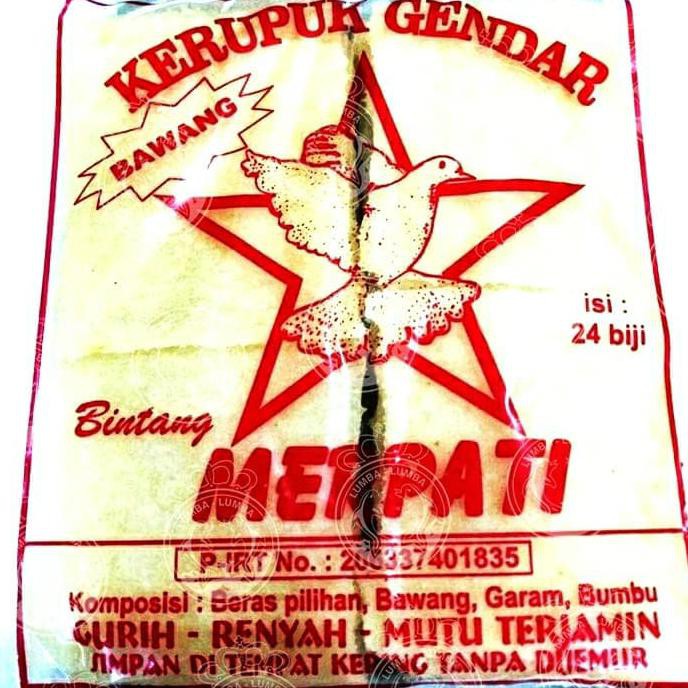 

promo murah Kerupuk Gendar Bawang Bintang Merpati /Puli /Karak /Krupuk /Beras Nasi - Asin best