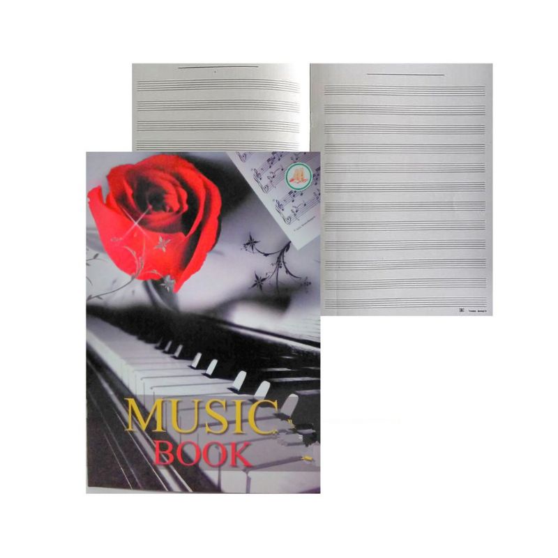 Buku musik music book buku not balok