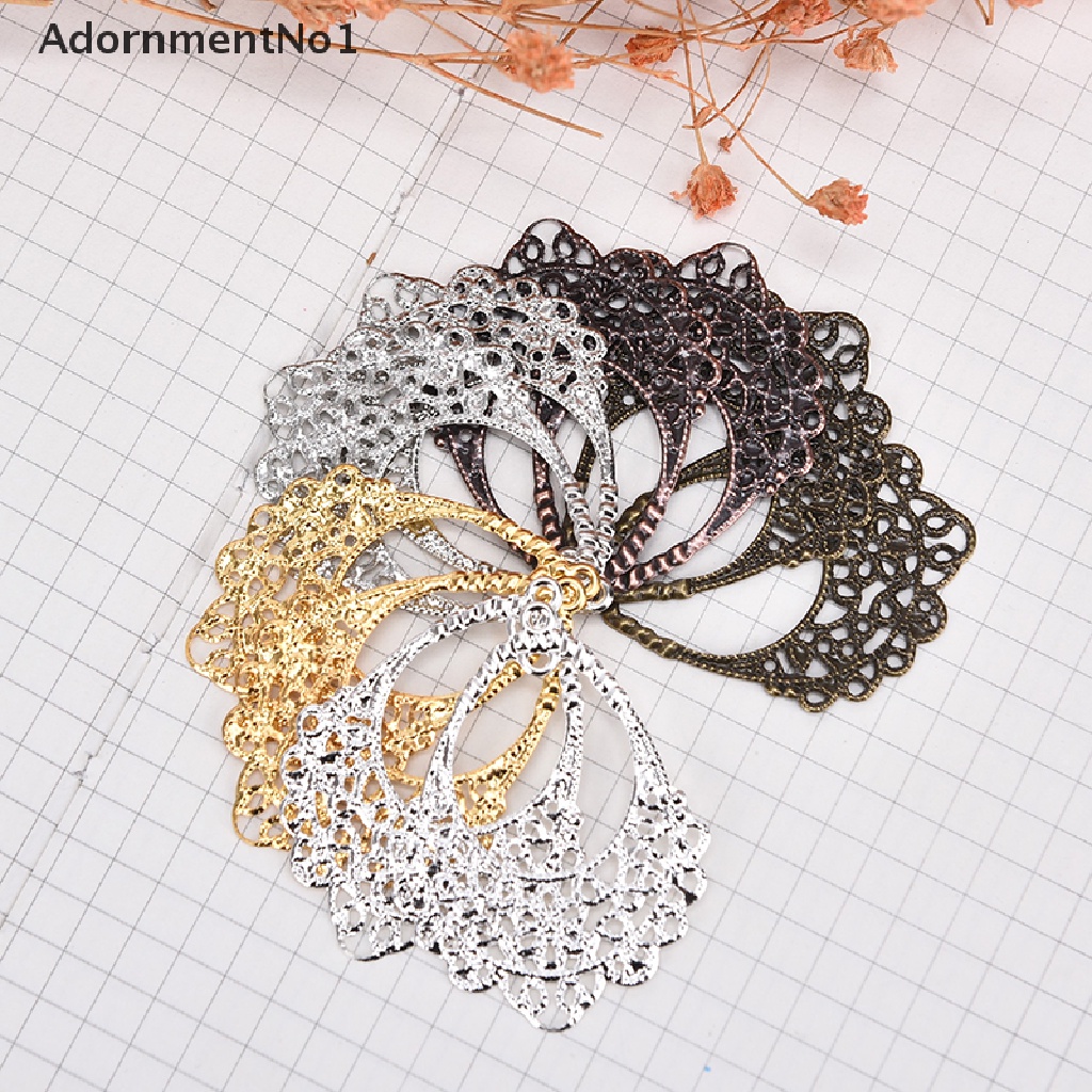 [AdornmentNo1] 30pcs Filigree Wraps Metal Connectors Crafts DIY Charm Pendant Jewelry Making [new]