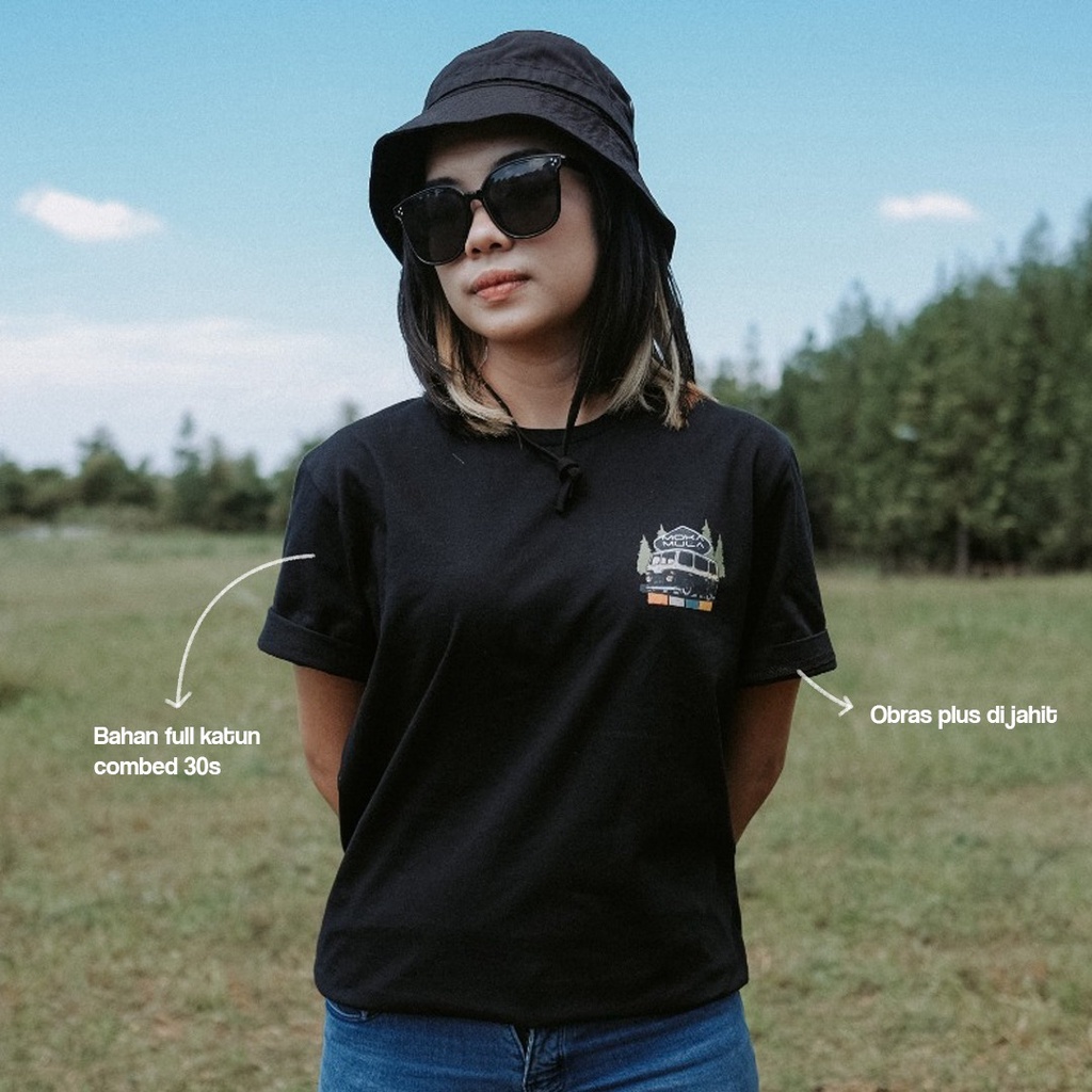 Kaos Pria Wanita Adventure Series Full Katun  - Mokamula