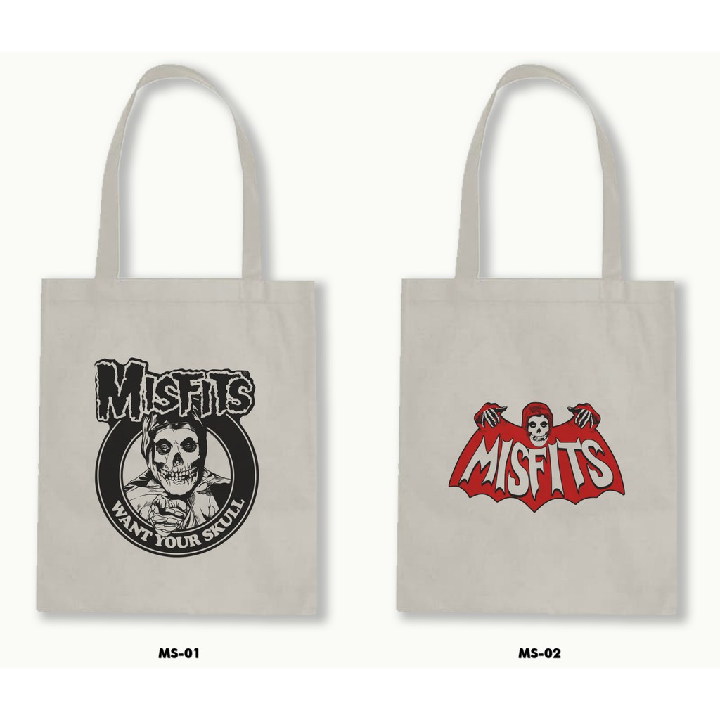 TOTE BAG BLACU - MISFITS