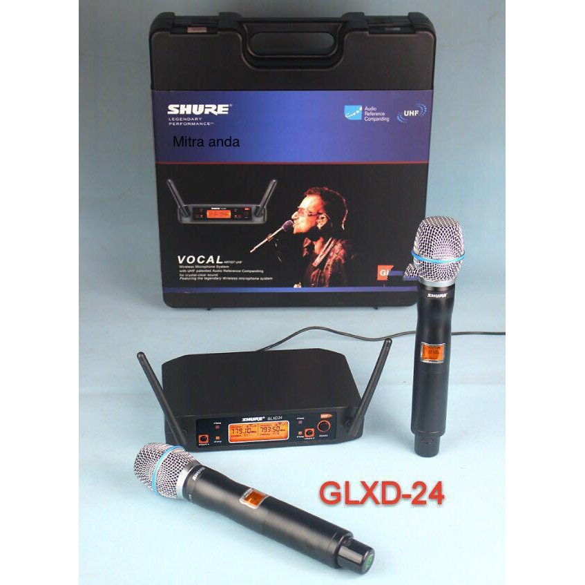 Mic wireless shure GLXD24series pp