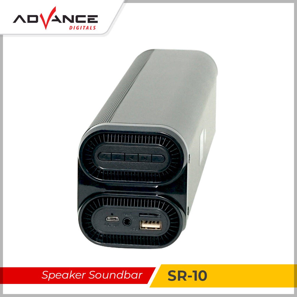【READY STOCK】 Advance Speaker SoundbarPembicara Bar Home Theater Bluetooth SR10 Garansi Resmi
