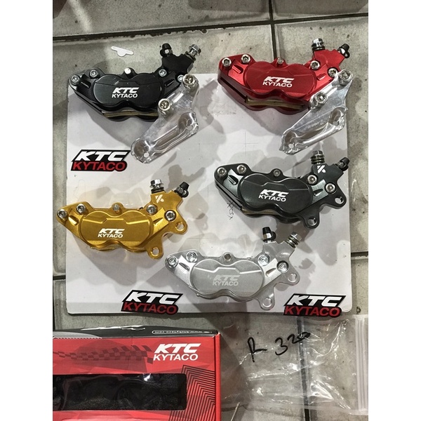 kaliper 4 piston kr 150 320mm kaliper ninja kr 150  4 piston ktc kytaco kaliper ktc kytaco 4 piston 