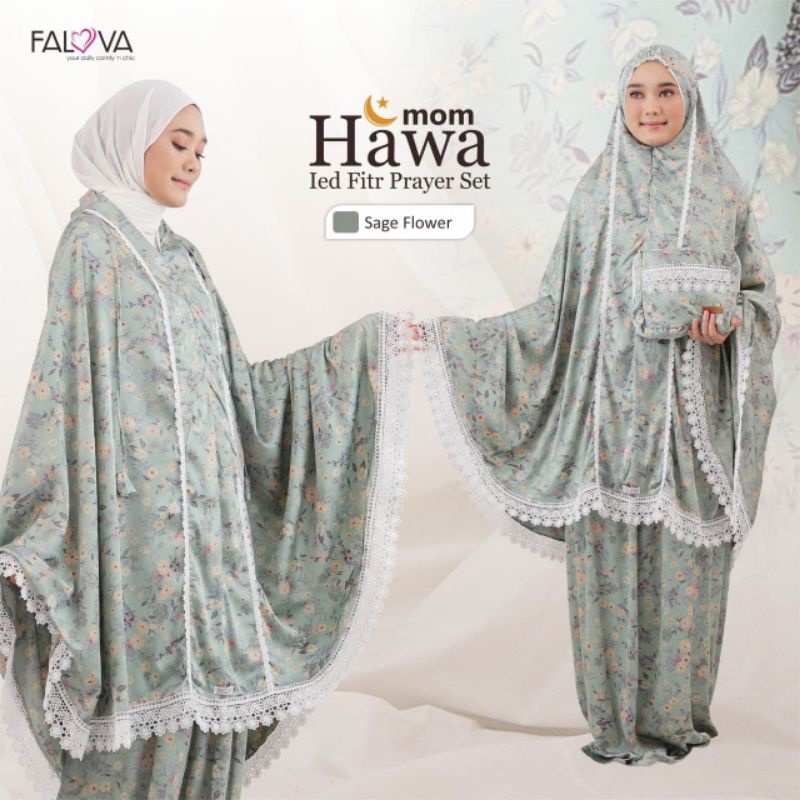 Mukena Hawa bahan Silk by Falova
