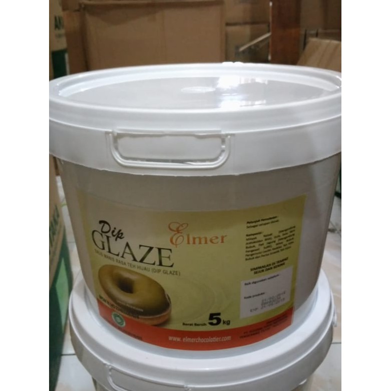 

Elmer Dip Glaze - Topping Donat Green Tea 5kg - Gosend Only!!!
