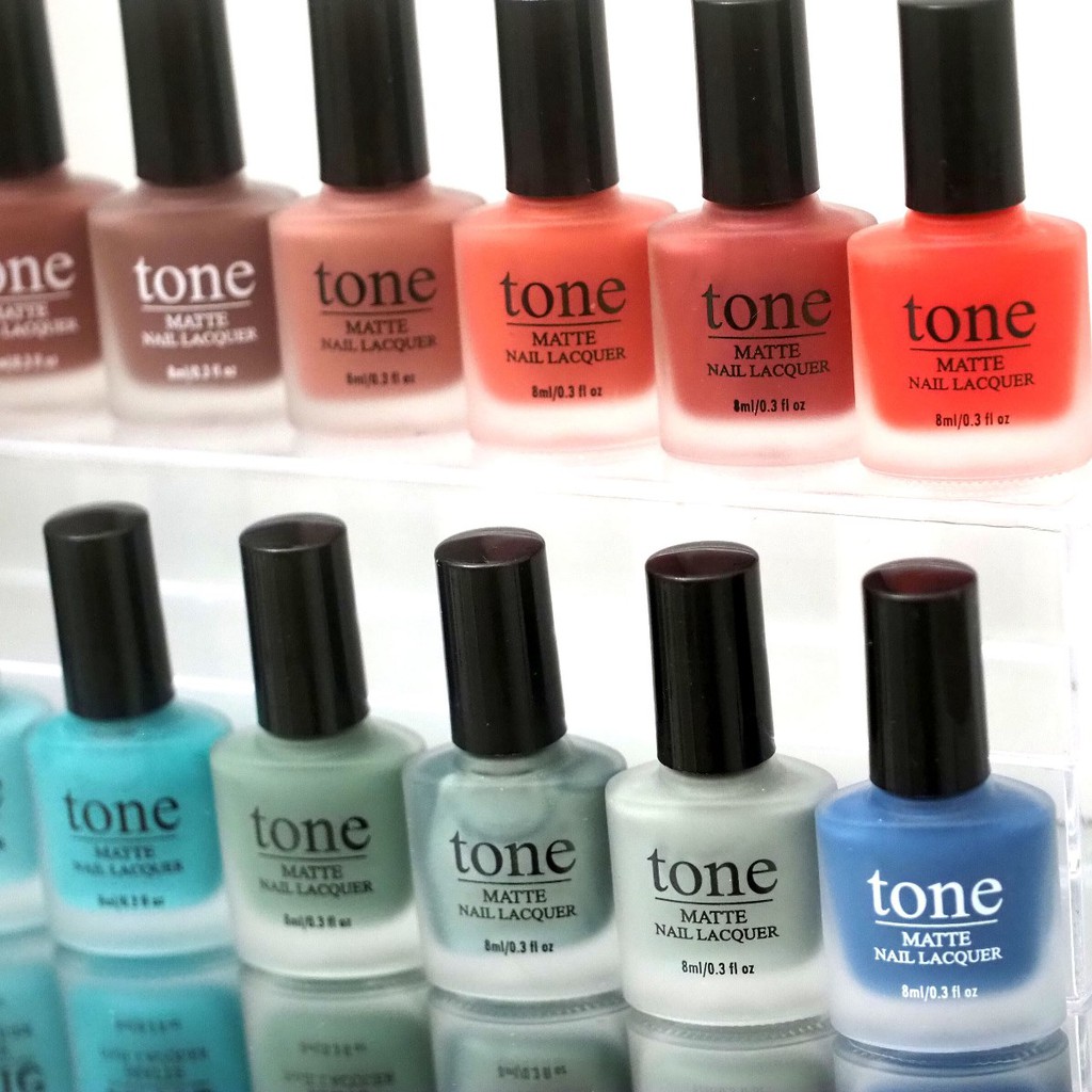 Kutek Matte TONE Chic Palette Nail Polish BPOM Seri Warna Baru All New Color Paling Lengkap