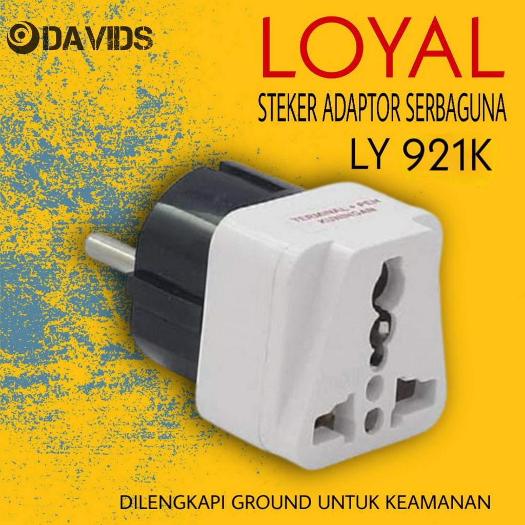 Loyal Colokan Listrik Over Steker Adaptor Serbaguna Ly-921K