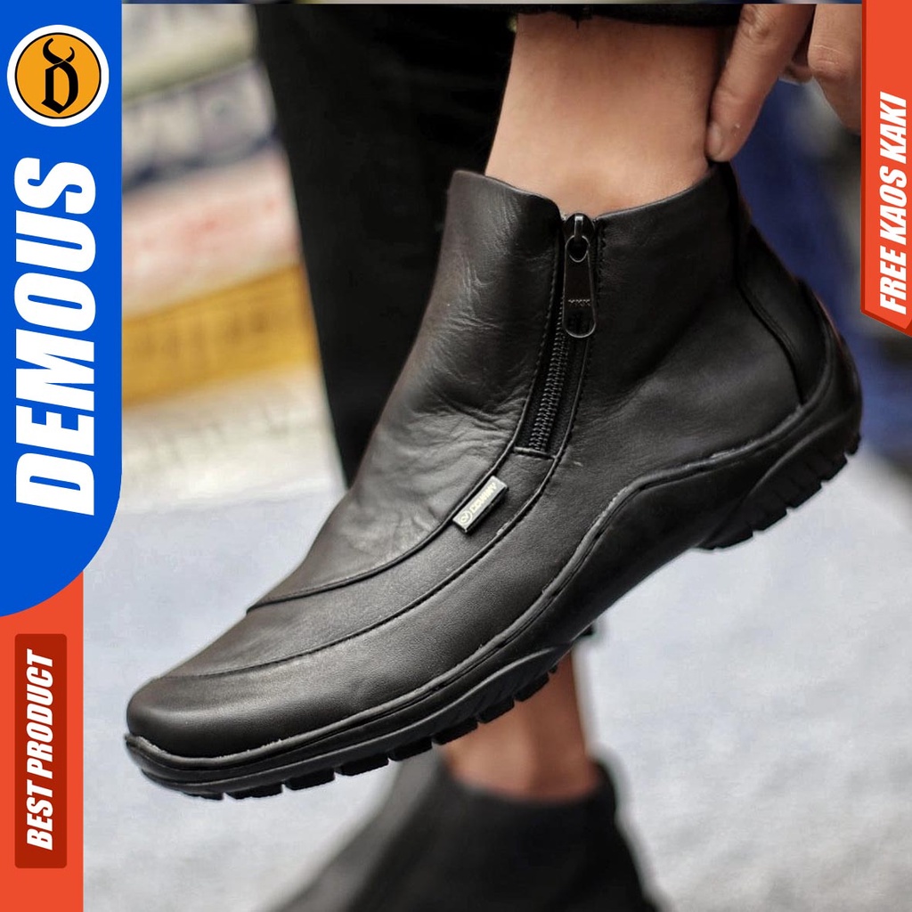 DEMOUS CORA Sepatu Kasual Formal Kulit Asli Kerja Kantor