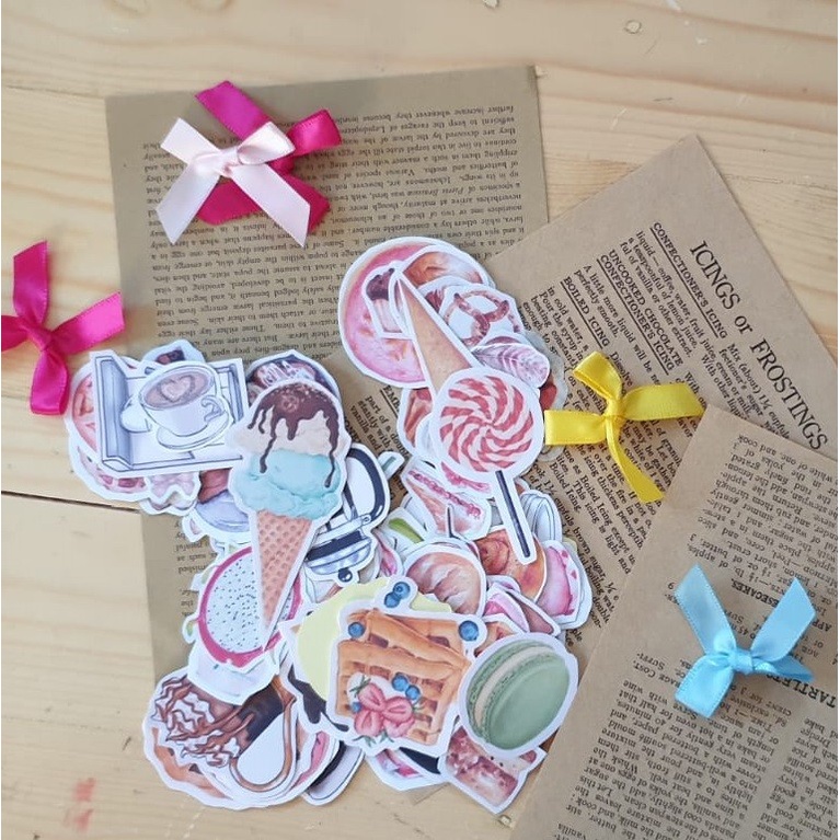 

Journaling Deco - F&B Sticker - Stiker Bujo Makanan Minuman (10pcs)