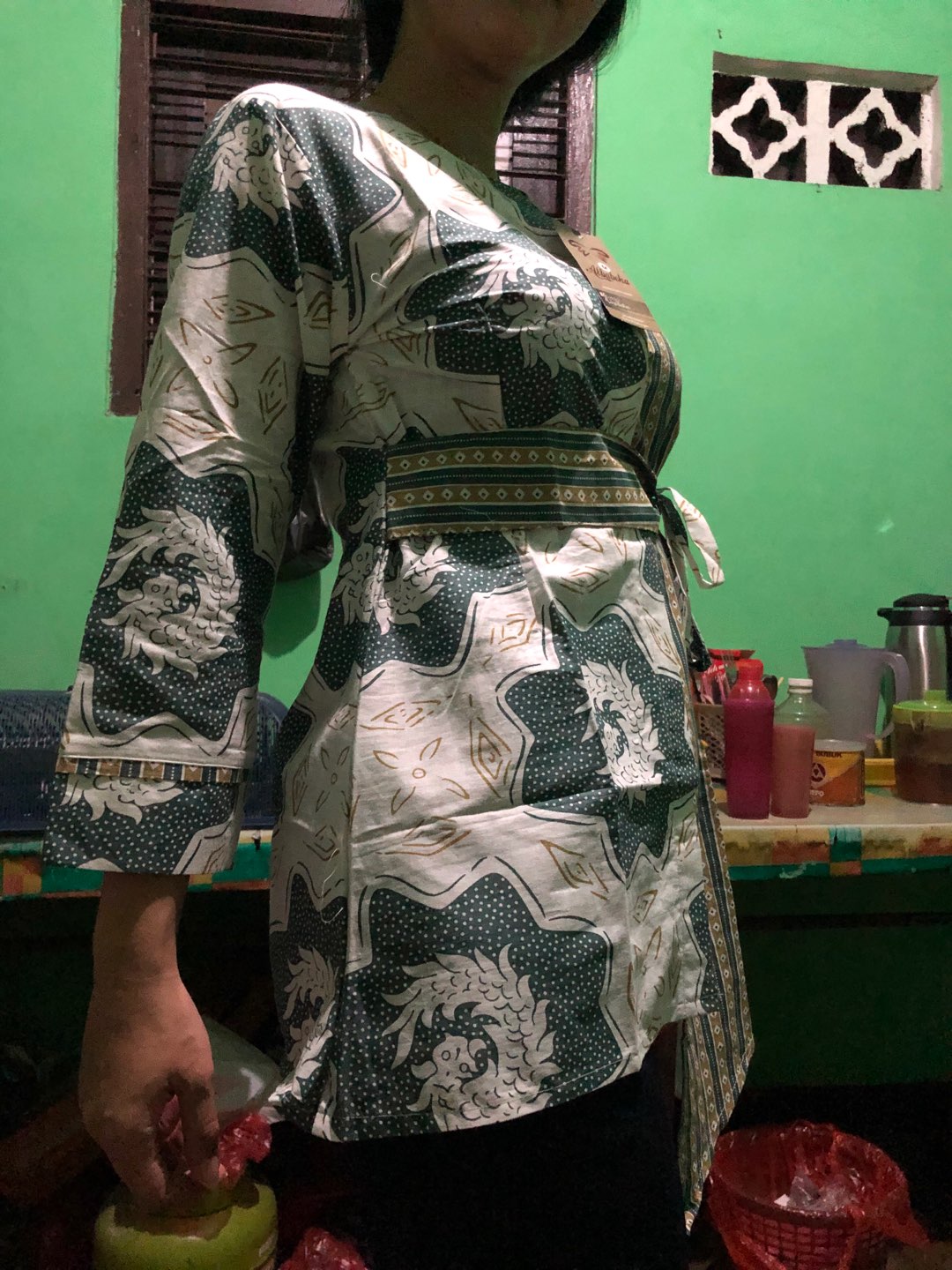 Atasan Batik Dolby Dolbi Dobby Doby Tenun Sutra Tulis Halus Katun Atbm Baron ,sarombit Atasan