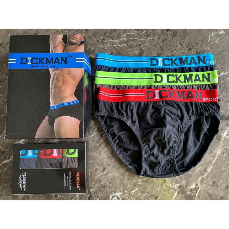 CD Dickman Dk.Kl.Ct 005 isi 3 karet Sport Premium celana dalam Pria