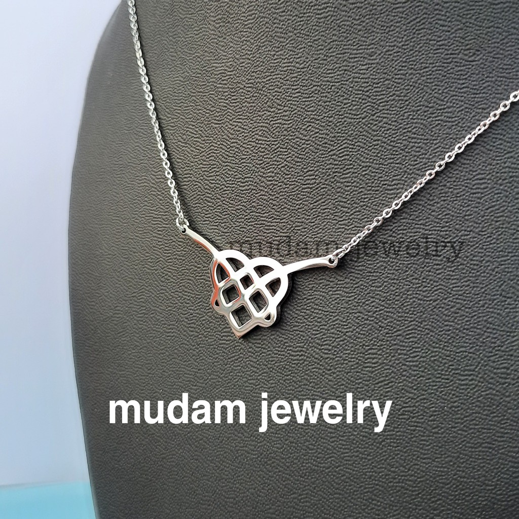 Kalung Titanium Ikatan Cinta/ASLI Kalung Viral/ Kalung Kekinian/ Kalung Andin