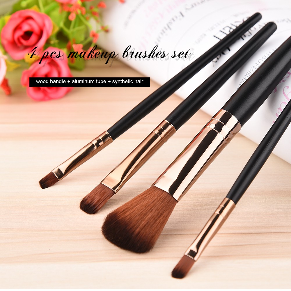 Kuas Make Up | Cosmetic Make Up Brush Set isi 4 Pcs