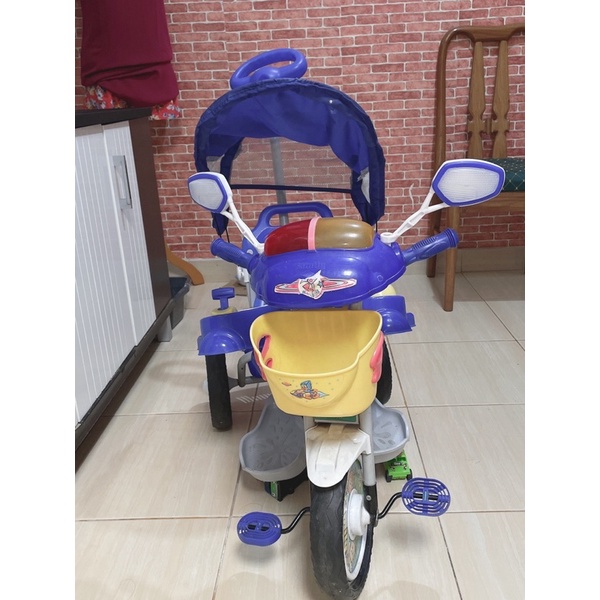 sepeda family anak bekas/sepeda dorong anak untuk umut 1-3 tahun/penutup atas/roda 3