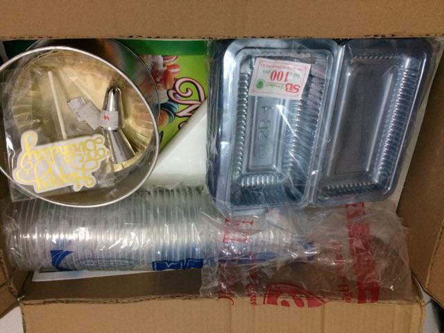 Alas Kue Emas Bulat & Petak 25x25cm