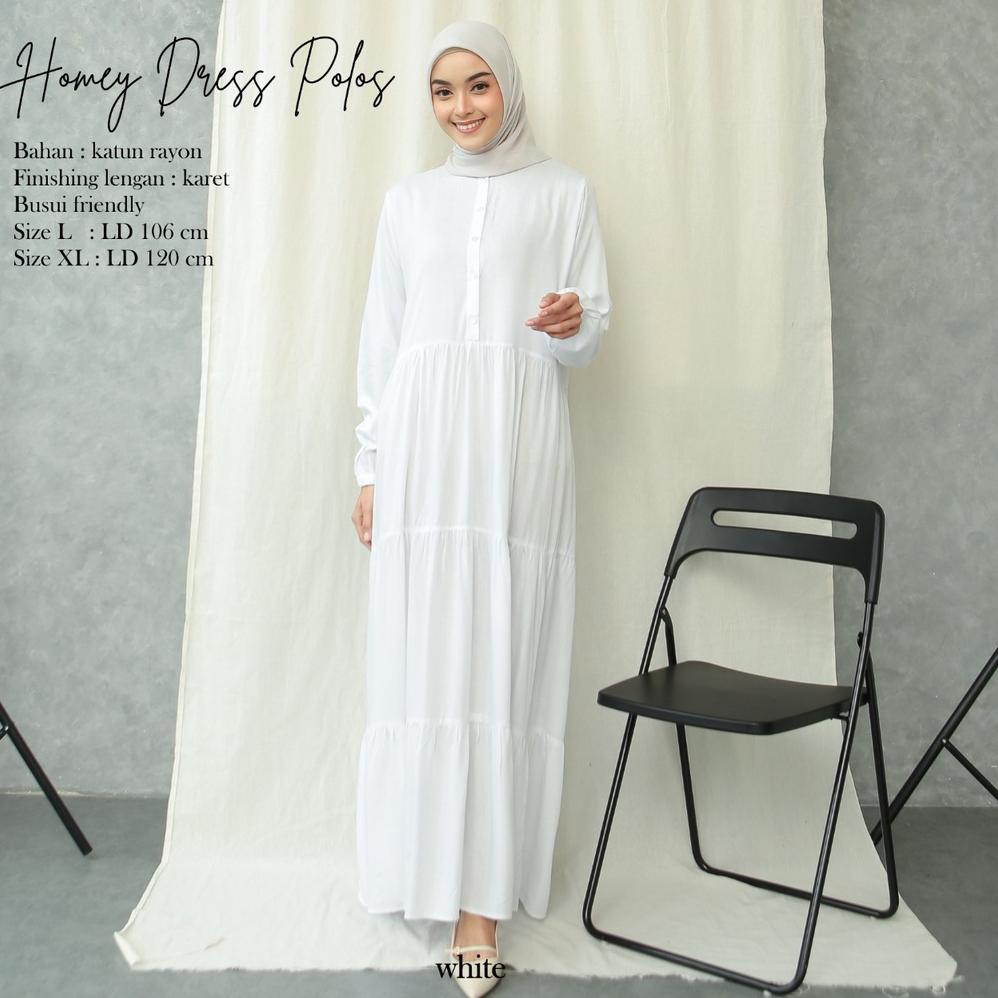 {WKK.25Au22т} Gamis Polos Tsafara Bahan Katun Rayon Premium - Gamis Wanita RemajaYang Adem Hitam Put