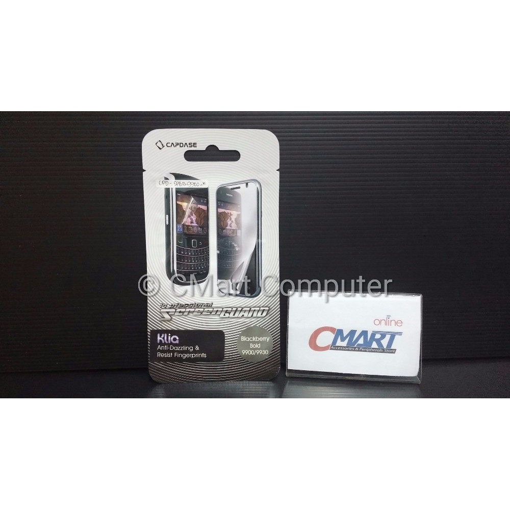 CAPDASE SPBB9900-K : Screen GUARD Blackberry Bold 9900/9930 KLIA