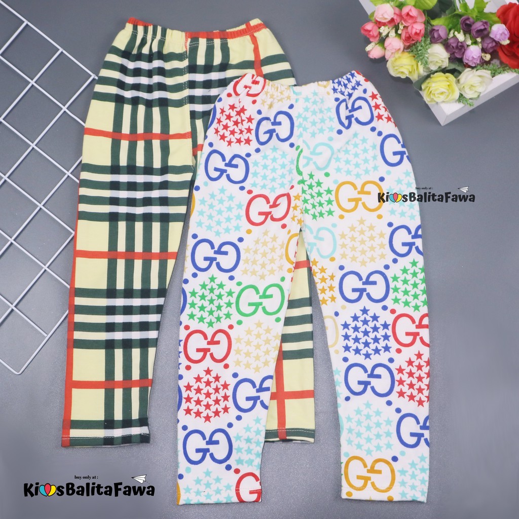 [IMPORT] Legging Nara uk 3-5 Tahun / Leging Motif Anak Perempuan Premium Tebal Celana Ketat Panjang