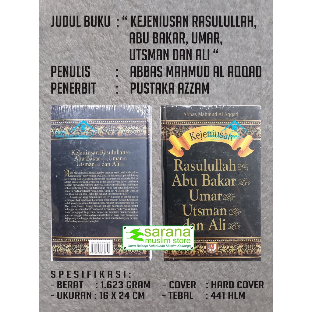 Buku Kejeniusan Rasulullah, Abu Bakar, Umar, Utsman dan Ali