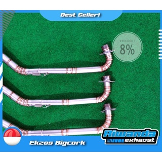 Jual PIPA KNALPOT UNDERBONE STEP STANDAR LEHER KNALPOT UNDERBONE STEP