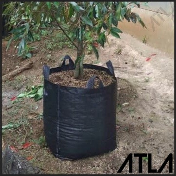 RPM Planter Bag 75 Liter Wadah Kantong Pot Bibit Benih Tanaman Hitam KP018