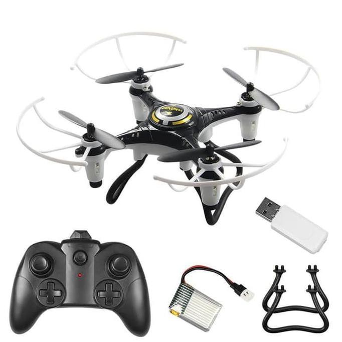 TERJAMIN AMAN Mini Drone 2.4G 4CH UAV RC / Racing Drone Black White No Camera