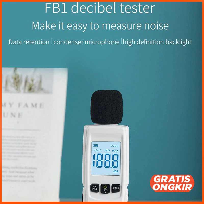 Alat Ukur Suara Noise Detector Sound Level Decibel Meter - FB1