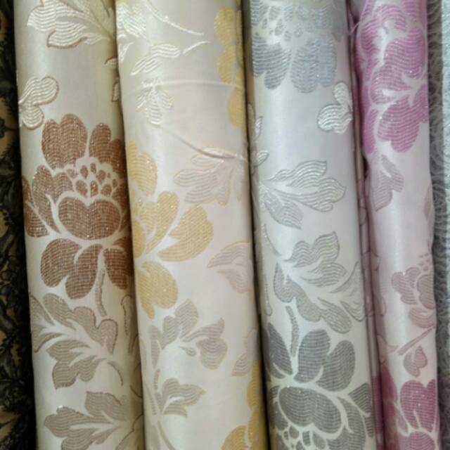 Bahan/kain jacquard silk