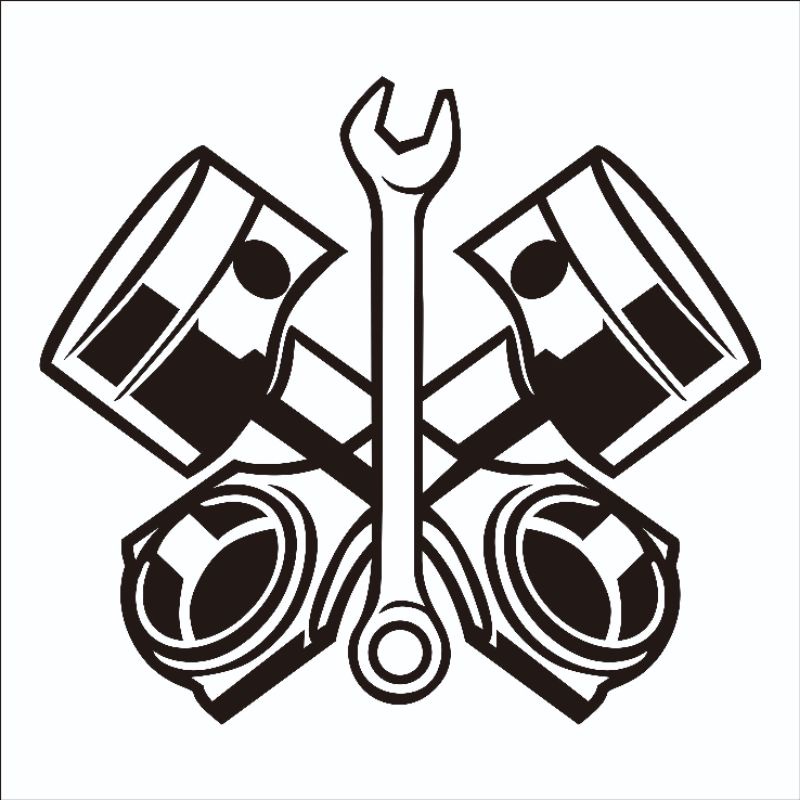 

sticker stang, kunci motor