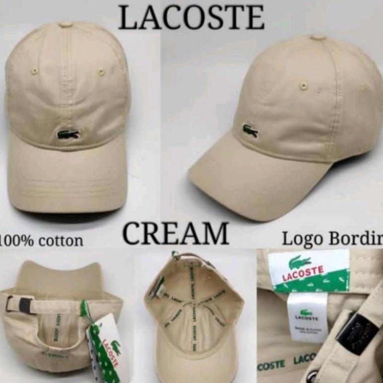 Topi Pria Wanita Premium Topi Import Logo Buaya Bordiran Kecil