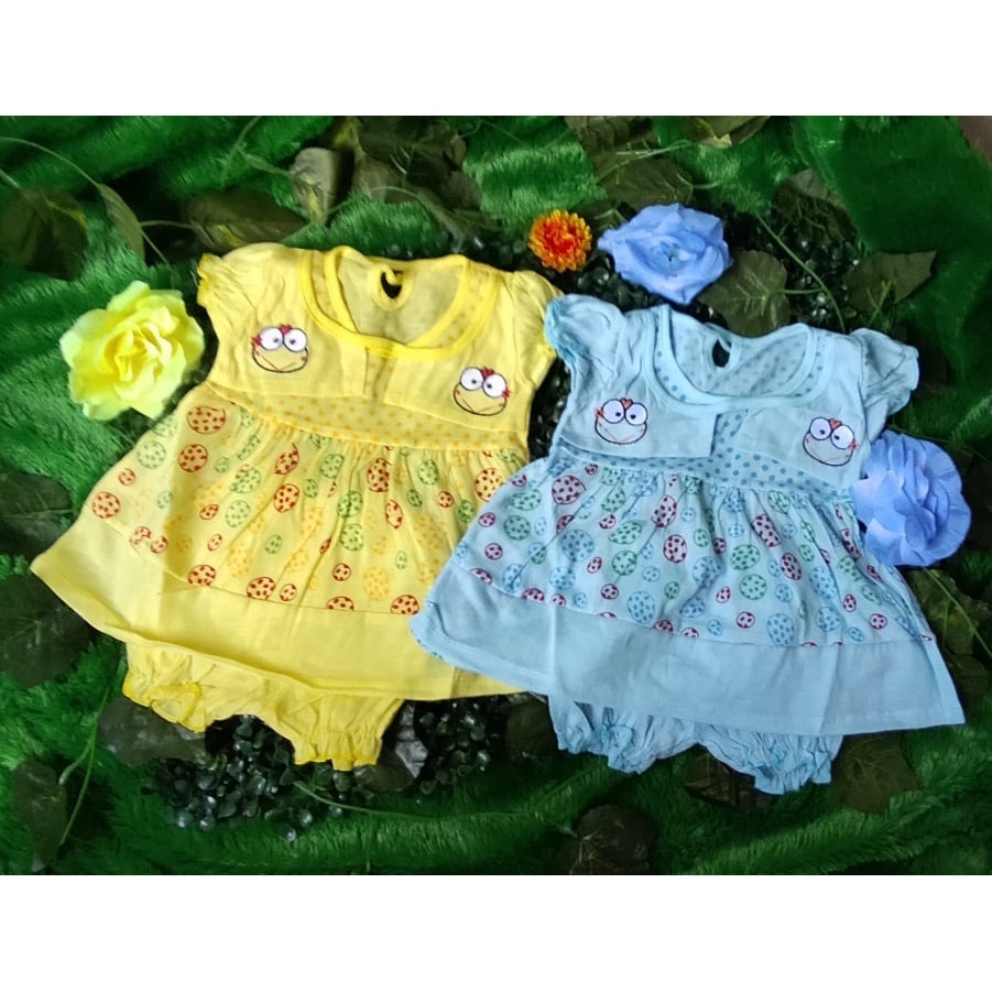 Setelan Baby /Perempuan /0-12Bulan /Murah Berkualitas /Real Picture / Telur Keropi