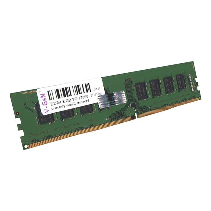 VGen LongDimm DDR4 8GB V GEN (Untuk PC) PC 17000 / 19200 / 21300 TIPE PLATINUM V-GEN Resmi